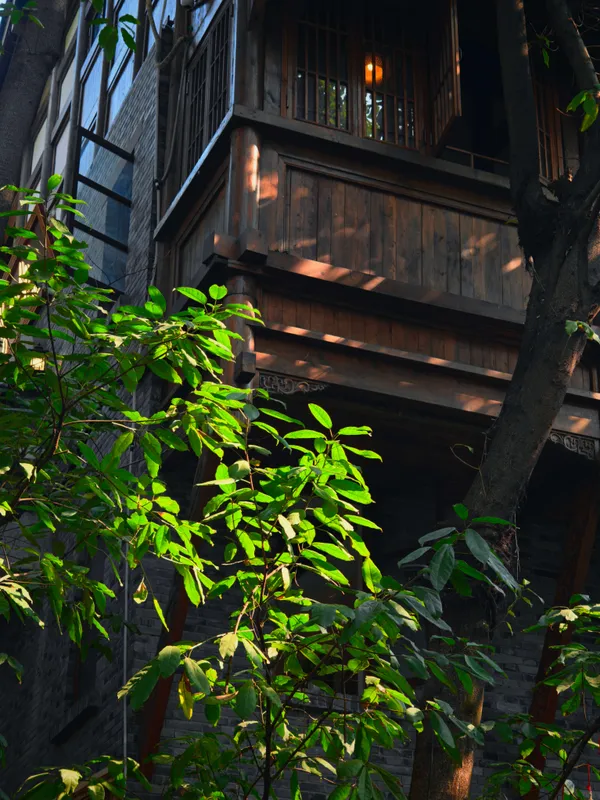 再一次捕捉到了在十八梯的绝美光影